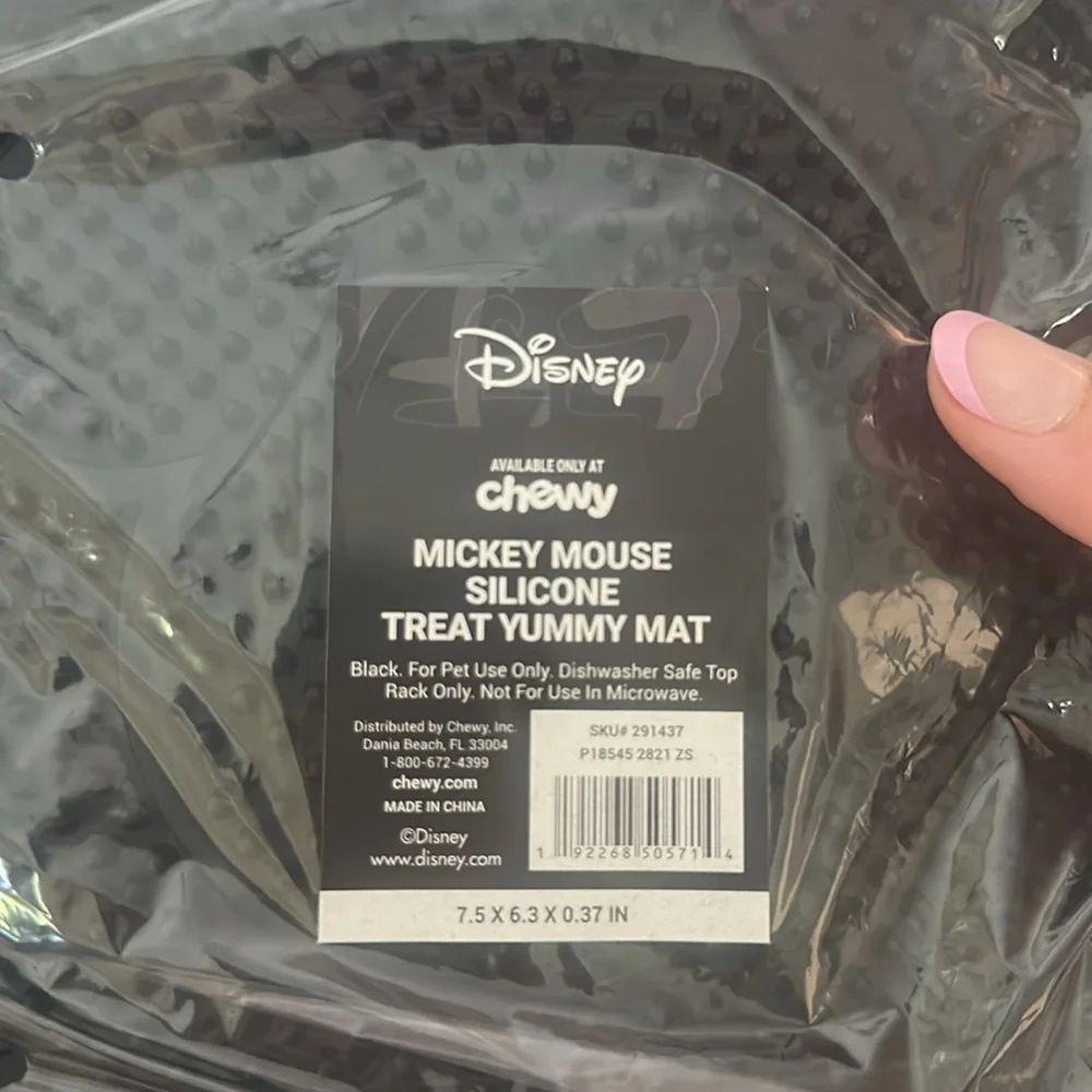 ❤️ 🆕 Disney Mickey Silicone Dog & Cat Lick Mat-NWT